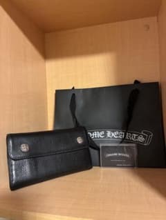 Chrome Hearts ロングウェーブ ウォレット ギャランティーカード付き 
