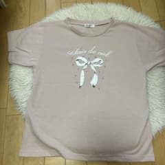 INGNI リボンビジュー 半袖Tシャツ ピンクのサムネイル