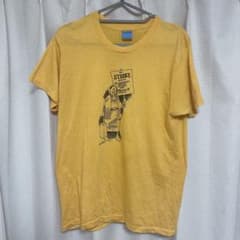 【Vintage】シングルステッチ 半袖Tシャツ イエロー グラフィック Mのサムネイル
