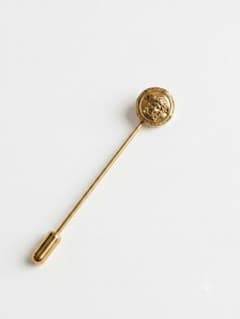 超希少　Y2K　VERSACE　ヴィンテージ　メデューサ　ブローチ 極美品】VERSACE ヴェルサーチ ピンブローチ メデューサ ヴィンテージ