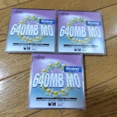 未開封 富士通 640MB MOディスク 3枚セット - メルカリ