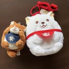 忠犬もちしば がまぐち ぬいぐるみ【うめ】おまけ付きのサムネイル