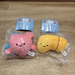 にっこりーノ 元気なカラダのぬいぐるみ 心臓　肝臓のサムネイル