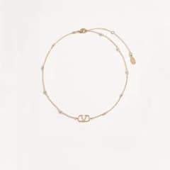VALENTINO Vロゴ ネックレス ゴールドカラーのサムネイル