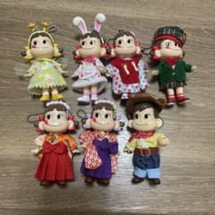 ミニミニペコちゃん フィギュア 7体セット（※ウエスタン帽子劣化あり）のサムネイル