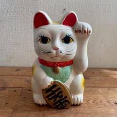 招き猫 貯金箱 レトロ アンティーク - メルカリ