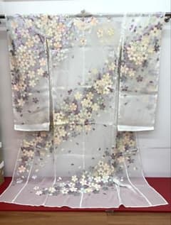 ⚫︎中古⚫︎婚礼衣裳⚫︎オーガンジー打掛⚫︎ホワイト系⚫︎美品 