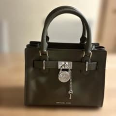 MICHAEL KORS HAMILTON サッチェル スモール オリーブ - メルカリ