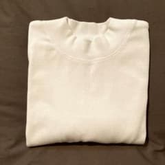 nappalm wear vintage リブハイネックプルオーバー Mホワイトのサムネイル