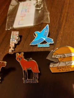 ブラジル館 ピンセット + キーホルダー 新品 非売品 大阪関西万博