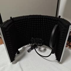 マイク用 防音パネル 吸音材 スタンド一体型のサムネイル