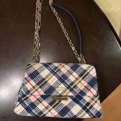 kate spade NEW YORK ツイード チェック チェーンバッグのサムネイル