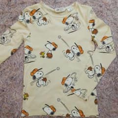 H＆M   スヌーピー野球  ロンTのサムネイル