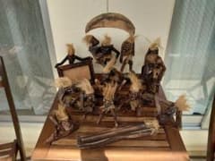 アジアン アフリカン インテリア 小物 置物 木彫り 人形 民族工芸品のサムネイル