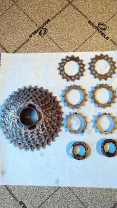 [レア]シマノ XTR MTB スプロケット CS-M960 11-34 おまけ
