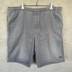 希少】90年代 USA製 OLD STUSSY ビーチショーツ鬼フェードグレー