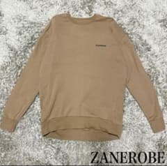 ZANEROBE ゼインローブ　前上がり　スウェット　刺繍ロゴ　トレーナーのサムネイル