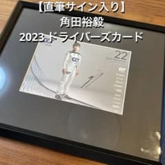 直筆サイン入り】 角田裕毅 2023 ドライバーズカード ／ アルファ