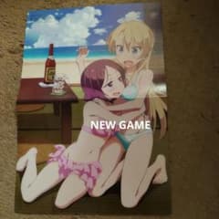 NEW GAME(뉴게임) 양면 포스터 #⑫ 양면 수영복 모습