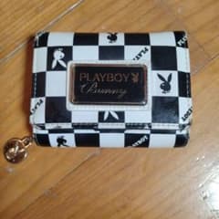 PLAYBOY チェック柄 三つ折り財布のサムネイル