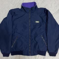 LL.Bean ウォームアップジャケット ネイビー/パープル Mサイズのサムネイル