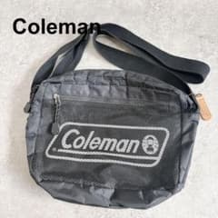 콜맨 Coleman 로고 메쉬 포켓 숄더백 대각선