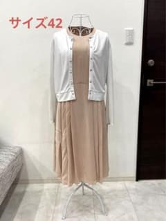 美品❢FOXEY NEW YORK ワンピース　42　フォクシー フォクシー ニューヨーク FOXEY NEW YORK ワンピース 42 - メルカリ