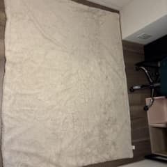 ZARAHOME ベージュ　ラグ カーペット マット　137✖️177