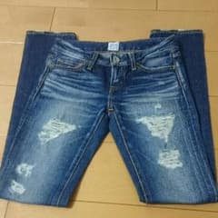 moussy ダメージデニム  size  0のサムネイル