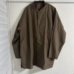 美品　ムジラボ　ノーカラーシャツのサムネイル