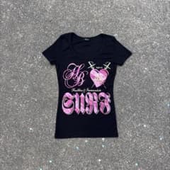 Tシャツ　ピチ　 ロゴ Y2K 平成 ギャル グランジ 英字 パンク ロックのサムネイル