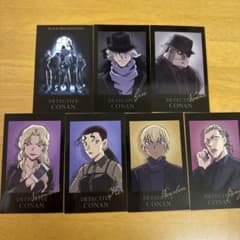 名探偵コナン ブラッククロージング 安室透 バーボン ミニフォト チェキ カード 名探偵コナン 黒鉄の魚影 トムス チェキ風カード安室透ジン ピンガ