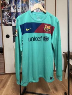 正規品ナイキ　FCバルセロナ2010/2011長袖シャツ Lのサムネイル