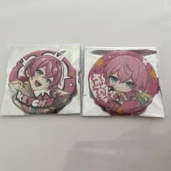 AMPTAK×COLORS けちゃ 缶バッジ 2個セットのサムネイル