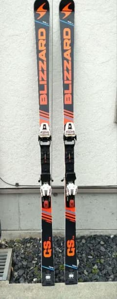 BLIZZARD CS FIS スキー板 黒・オレンジ - メルカリ