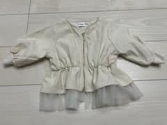 mirror bae. フェイクレザー チュールジャケット ＊80cmのサムネイル