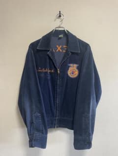 80s FFAネイビーコーディロイ 希少サイズ 100-42ファーマーズJKT