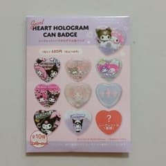 【未開封】クロミ&マイメロディ シークレットハートホログラム缶バッジのサムネイル