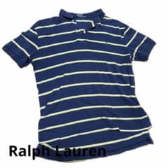 Polo by Ralph Lauren ポロシャツ ボーダー L 黄色のサムネイル