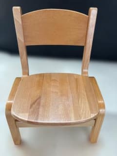 高級ブランド　ジャクエツ　ベビー　木製キッズチェアのサムネイル