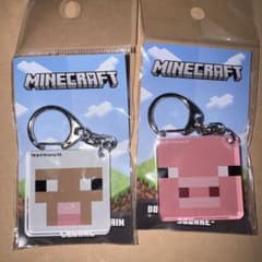 マインクラフト アクリルキーホルダー 2個セット 羊 豚のサムネイル