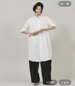 美品Curensologyカレンソロジー⭐︎&RCワッシャーバンドカラーシャツ カレンソロジー ＜&RC＞ワッシャーバンドカラーシャツ - メルカリ