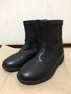 ブラックレザー風キッズブーツ グローバルワークのサムネイル