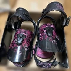 FLUX スノーボード ビンディング ブラック ピンクのサムネイル