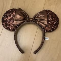 ディズニー カチューシャ ブラウン スパンコールのサムネイル