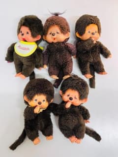 ◇ふた子のモンチッチ くたくたシリーズ＆モンチッチ 5体セット売り