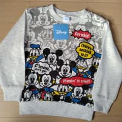 タグ付き ミッキートレーナー 110cm　ディズニー　Disneyのサムネイル