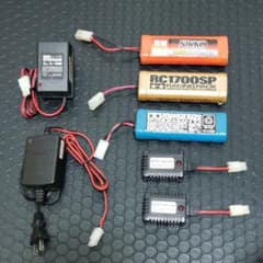 タミヤ　7.2V バッテリー　3個　高性能充電器　放電器のサムネイル