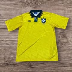 美品L☆UMBRO☆ブラジル代表☆ユニフォーム☆イエロー☆91-93 - メルカリ