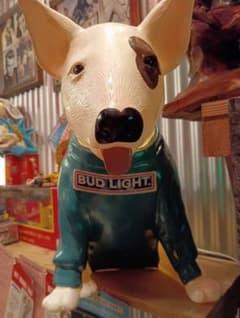 バドワイザー スパッズマッケンジー ランプ ブルテリア バドライト　犬 バドワイザー スパッズマッケンジー ランプ ブルテリア バドライト 犬